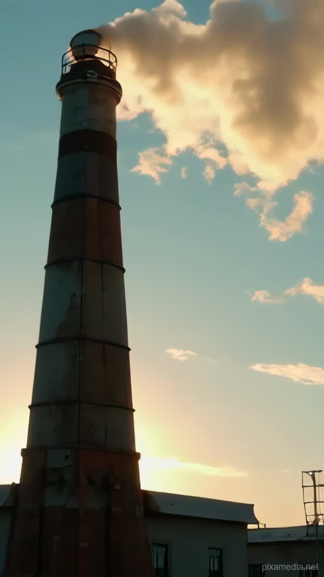 Dawn Plume on Brick - Smoke & Dust AI stock